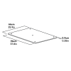Bundplade til hundeseng 42 dimensioner (093.1010)