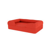 Bolster seng kirsebær rød
