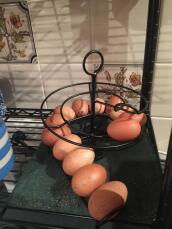 æg i Omlet black egg skelter