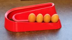 Giver mulighed for nem opbevaring af æg i æglægningsrækkefølge