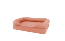 En medium 36 memory foam bolster seng i pink