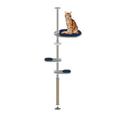Udkigssættet udendørs Freestyle cat pole system opsat