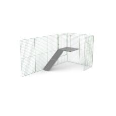 Plastplatform til kaninløb