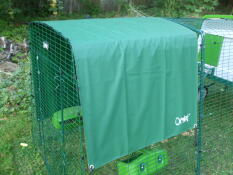 Omlet Eglu Cube stor hønsegård med løbegård og overdækning