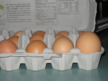 Wow denne passede næsten ikke ind i den genbrugte æggekasse, og at tro, at Eggna var den, der lagde alle softies. Det er 80 gram