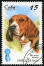 En beagle på et cubansk frimærke