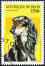 En afghansk jagthund på et vestafrikansk frimærke