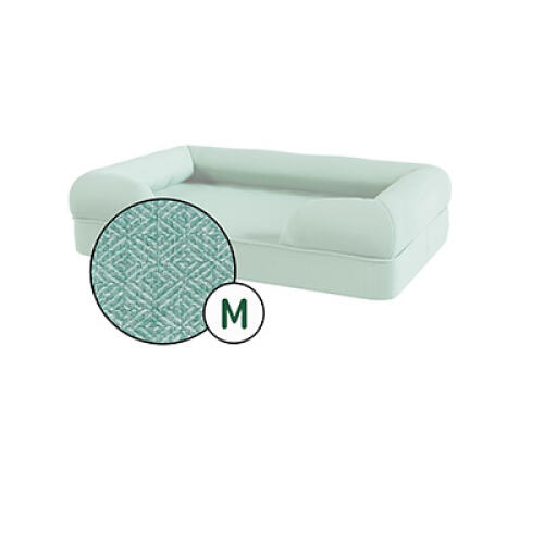 Bolster cat bed cover only - medium - lys jade