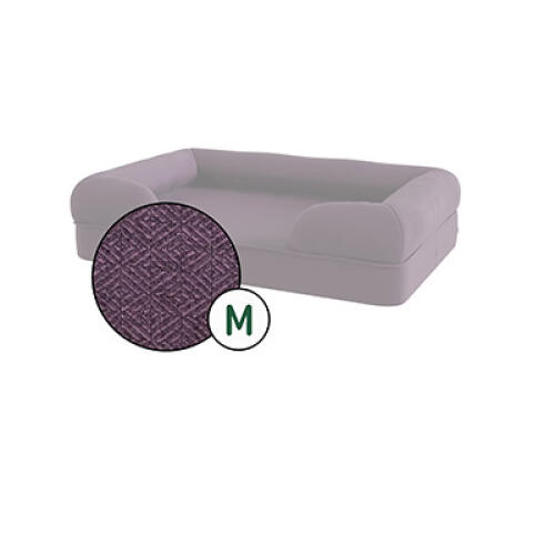 Bolster cat bed cover only - medium - plum purple