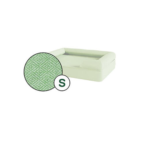 Bolster cat bed cover only - small - matcha green