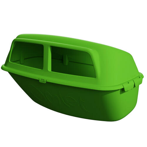 Green Eglu Go hønsefoderautomat designet af Omlet