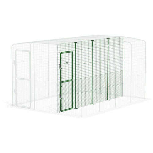 Walk in run partition high - 4 paneler