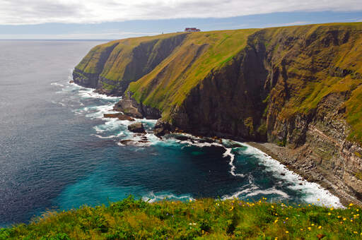 Den smukke kystlinje i newfoundland