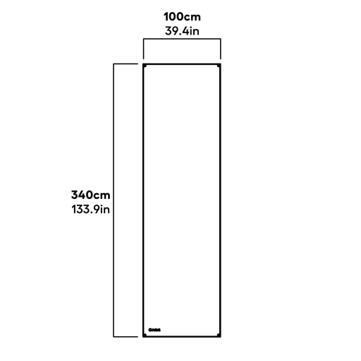 Clear extension cover med tagrendekant til Eglu pro - full run dimensions (810.0528)