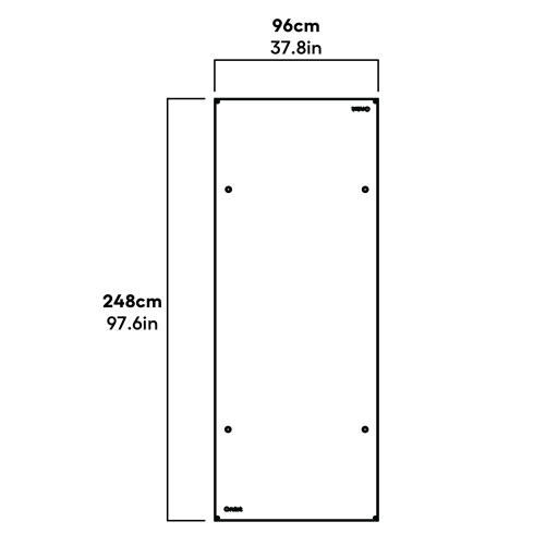Clear run cover til Eglu Go up - full run dimensions (810.0396)