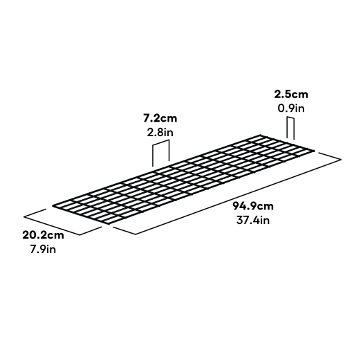 Cube mk2 run panel skirt straight dimensioner (064.1074)