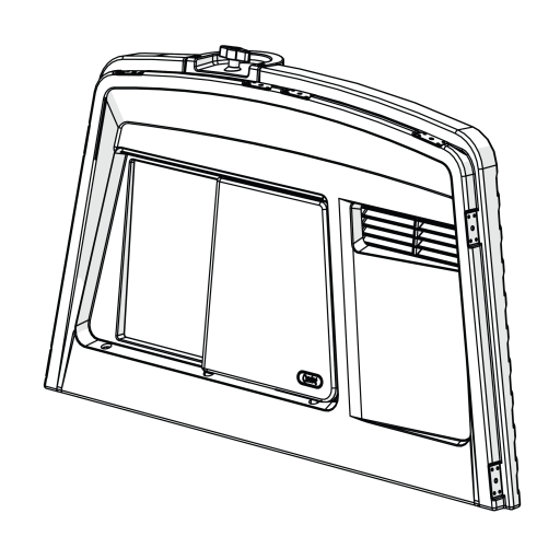 Eglu Cube mk2 frontpanel - grønt (064.0003)
