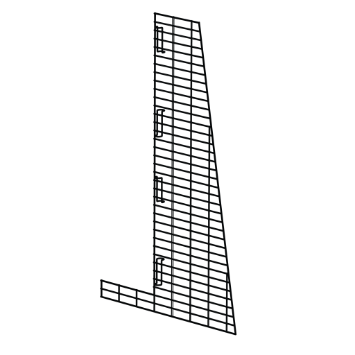 Forreste halvdel af løbegård til Eglu Cube Mk2 (064.1070)