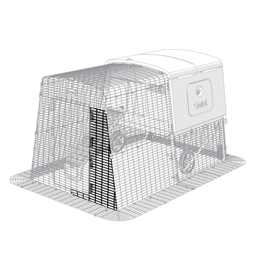 Forreste halvdel af løbegård til Eglu Cube Mk2 (064.1070)