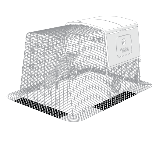 Lige panel til Eglu Cube Mk2 løbegård (064.1074)