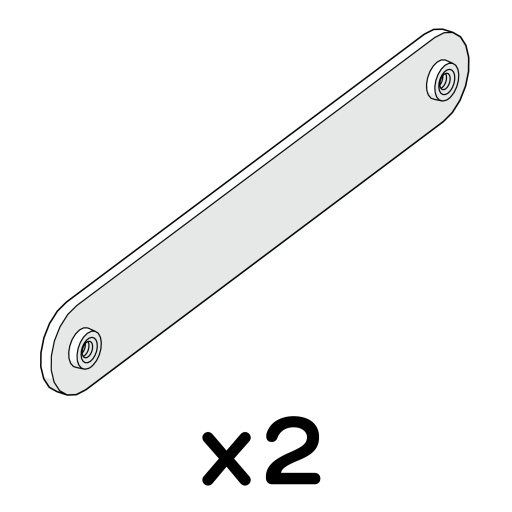 2 x støtteben (005.0067)