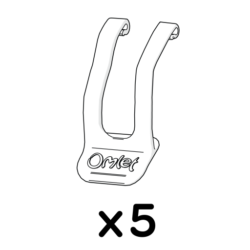 Geo fuglebur - pakke med 5 burklemmer