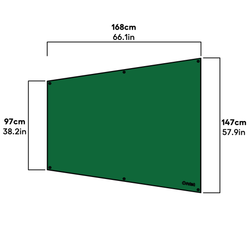 Heavy duty cover til Eglu Go - mål i fuld længde (810.0096)