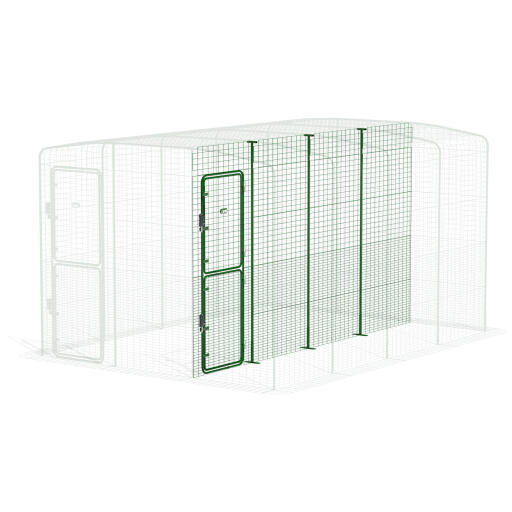 Walk in run partition high - 4 paneler