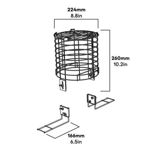 Zippi dimensioner på udkigstårnet (063.0011)