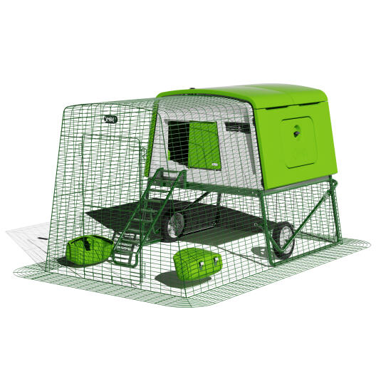 Eglu Cube med 2 m løb