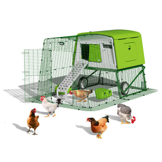 Eglu Cube stort transportabelt hønsehus