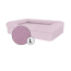 Omlet memory foam bolster hundeseng large i lavendel lilla