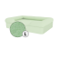 Omlet memory foam bolster hundeseng large i matcha grøn