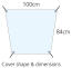 Eglu Go hutch 1m klar diagram med klart dæksel Eglu Go hutch 1m klar diagram med klart dæksel