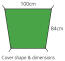 Dækningsdiagram for Eglu Go 1m Dækningsdiagram for Eglu Go 1m