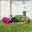 Zippi kaninhytte med kanin Zippi platform og Caddi kanin Godbidsholder til kaniner