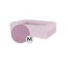 Omlet memory foam bolster hundeseng medium i lavender lilac