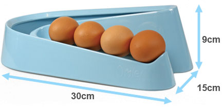 Mål på æggerampen - Egg Ramp™.