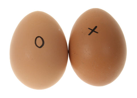 Du kan mærke hvert æg med en blyant eller permanent tusch